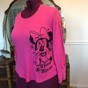 2X Minnie Mouse therms pj shirt!